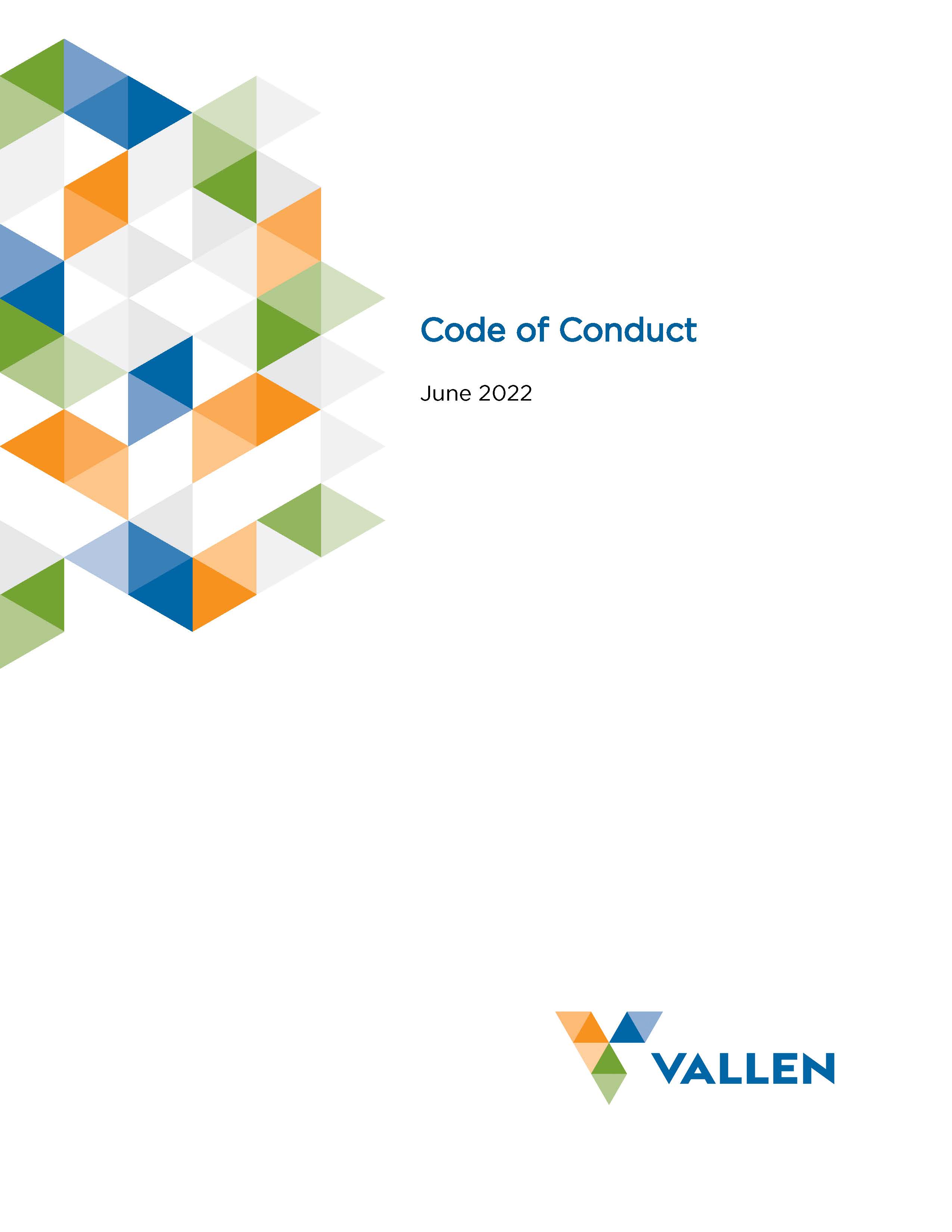 Vallen Code of Conduct 2022_Cover Thumbnail